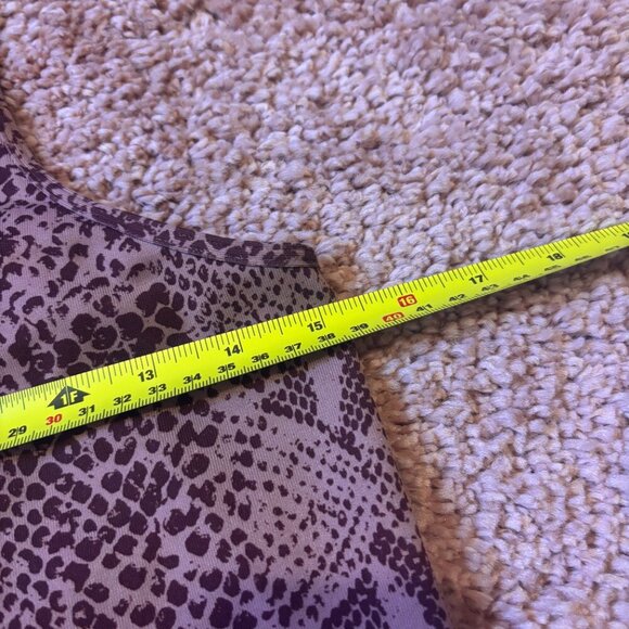 Lululemon Cool Racerback Snakeskin Print Desert Snake Bark Berry Womens 6 - Picture 5 of 5